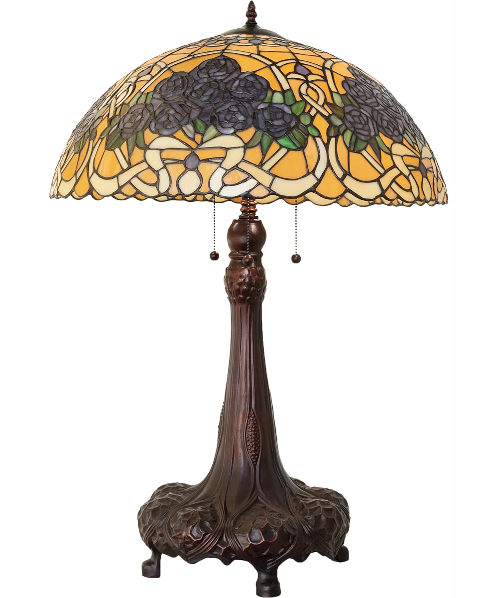 31" High Rose Bouquet Table Lamp - Image 2