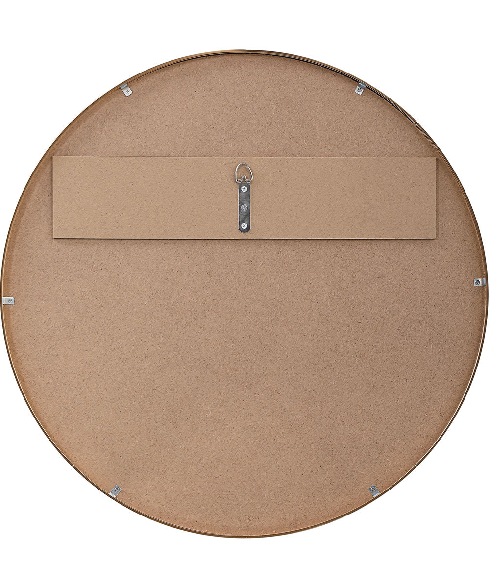 34x34" Wall Mirror in Brushed Gold - Image 6