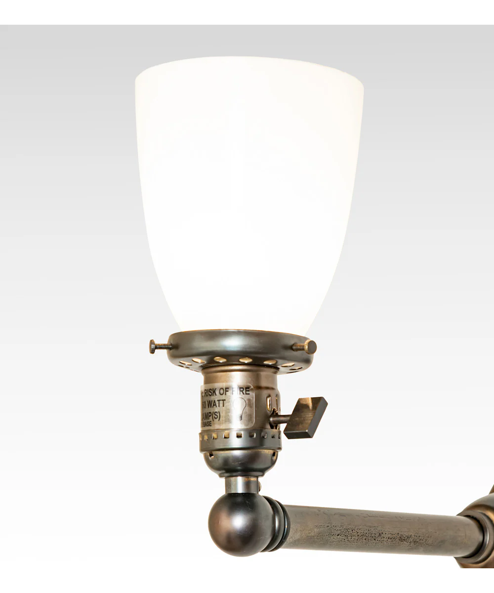 5" Wide Revival Chelsea Paddle Socket Wall Sconce - Image 8