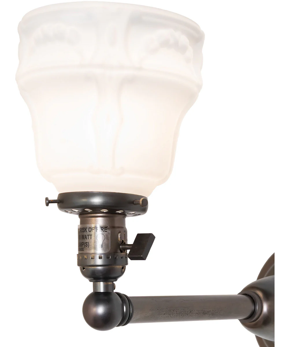 5" Wide Revival Garland Wall Sconce - Image 8