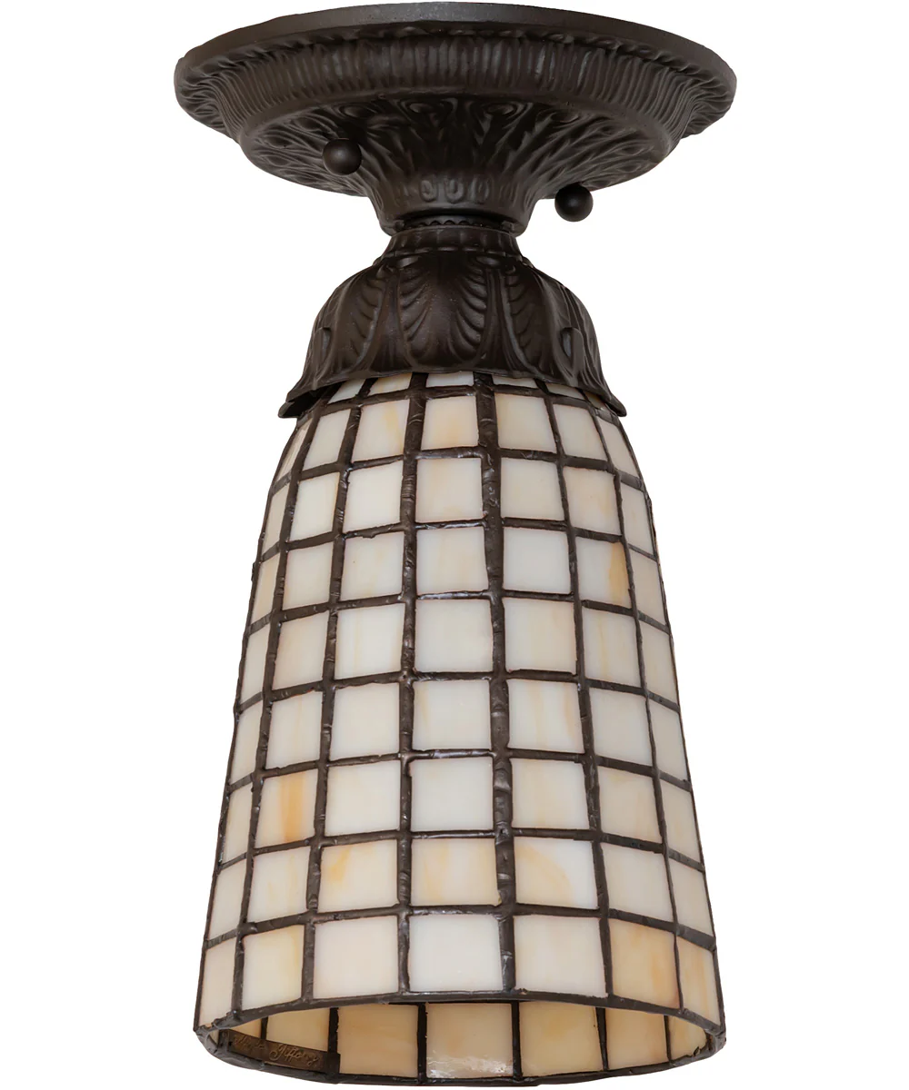 5" Wide Terra Bone Flush Mount - Image 2