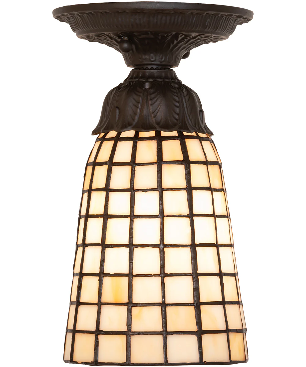 5" Wide Terra Bone Flush Mount - Image 4