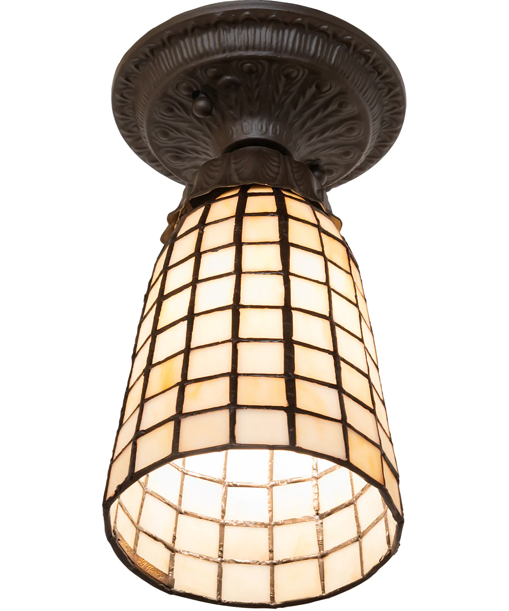 5" Wide Terra Bone Flush Mount - Image 5