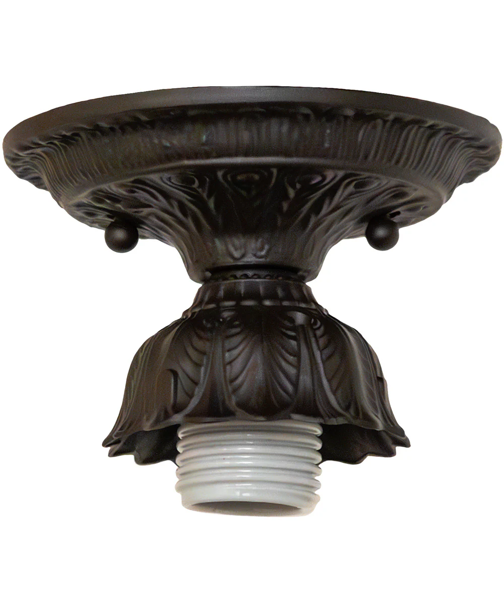 5" Wide Terra Bone Flush Mount - Image 8