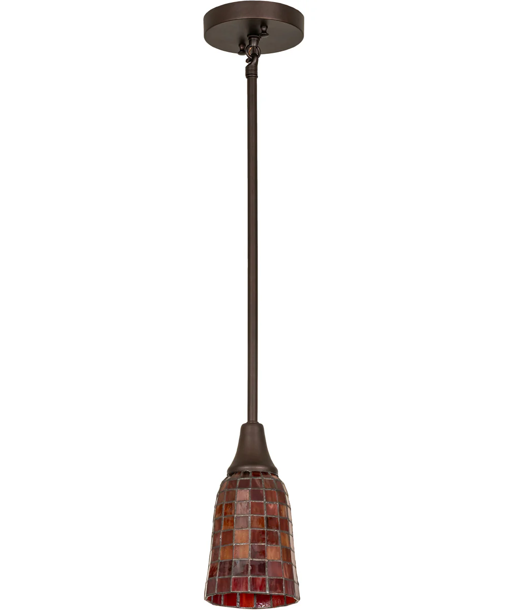 5" Wide Terra Naranja Mini Pendant - Image 2