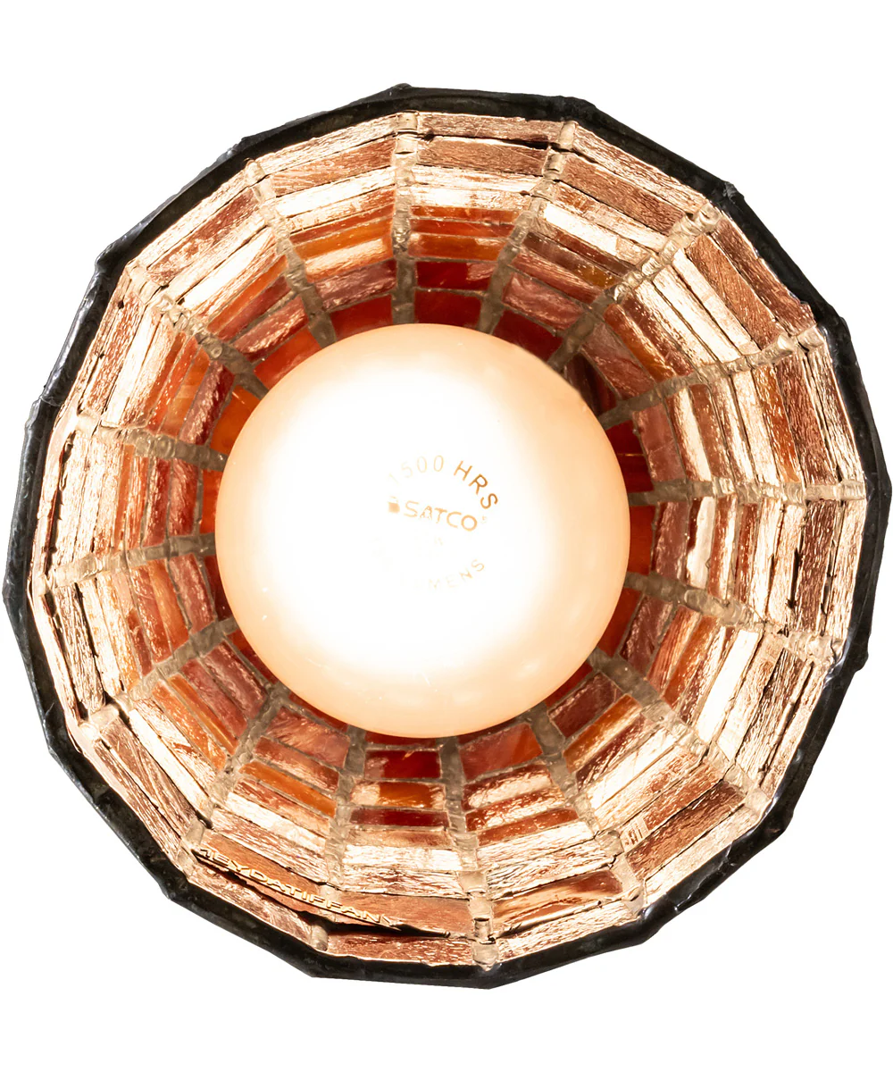 5" Wide Terra Naranja Mini Pendant - Image 6