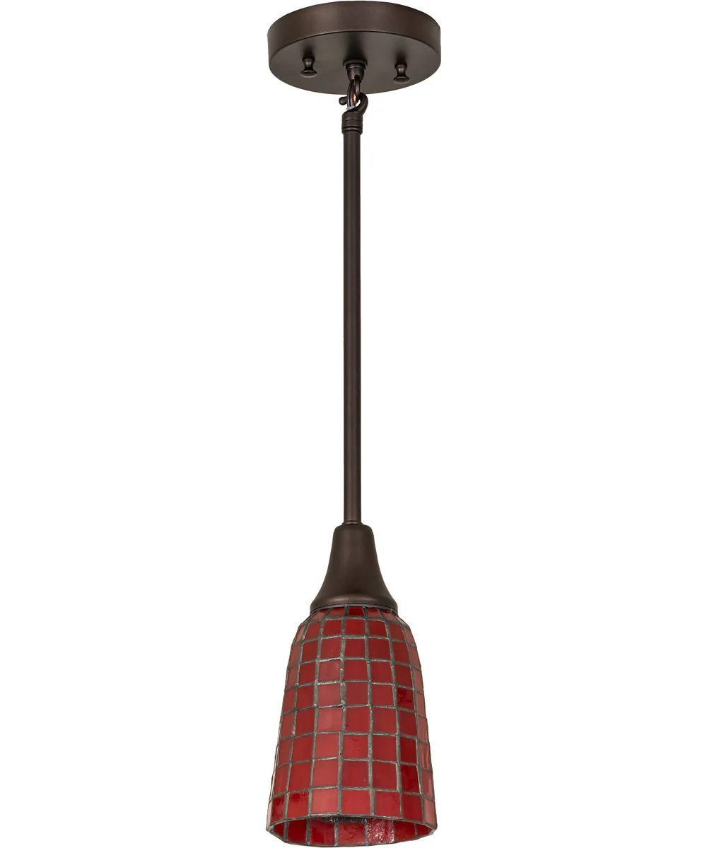 5" Wide Terra Roja Mini Pendant - Image 2