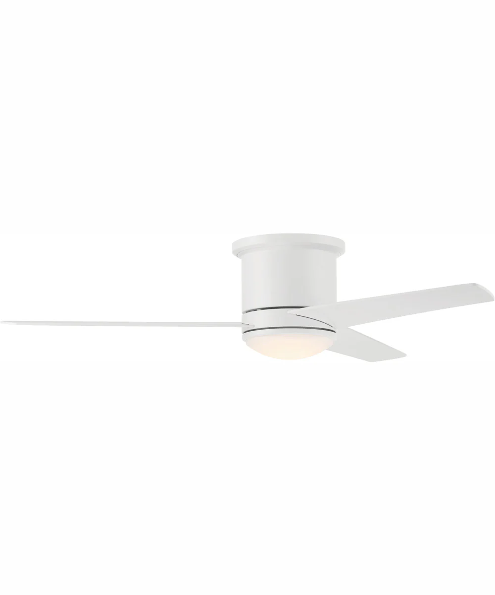 52" Cole 1-Light Indoor/Outdoor Ceiling Fan White - Image 2