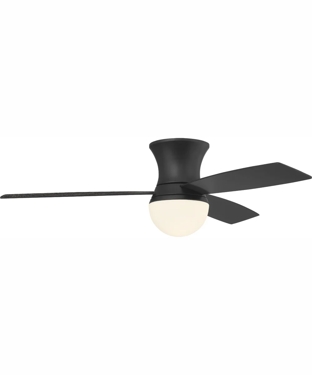 52" Daybreak 1-Light Ceiling Fan Flat Black - Image 2