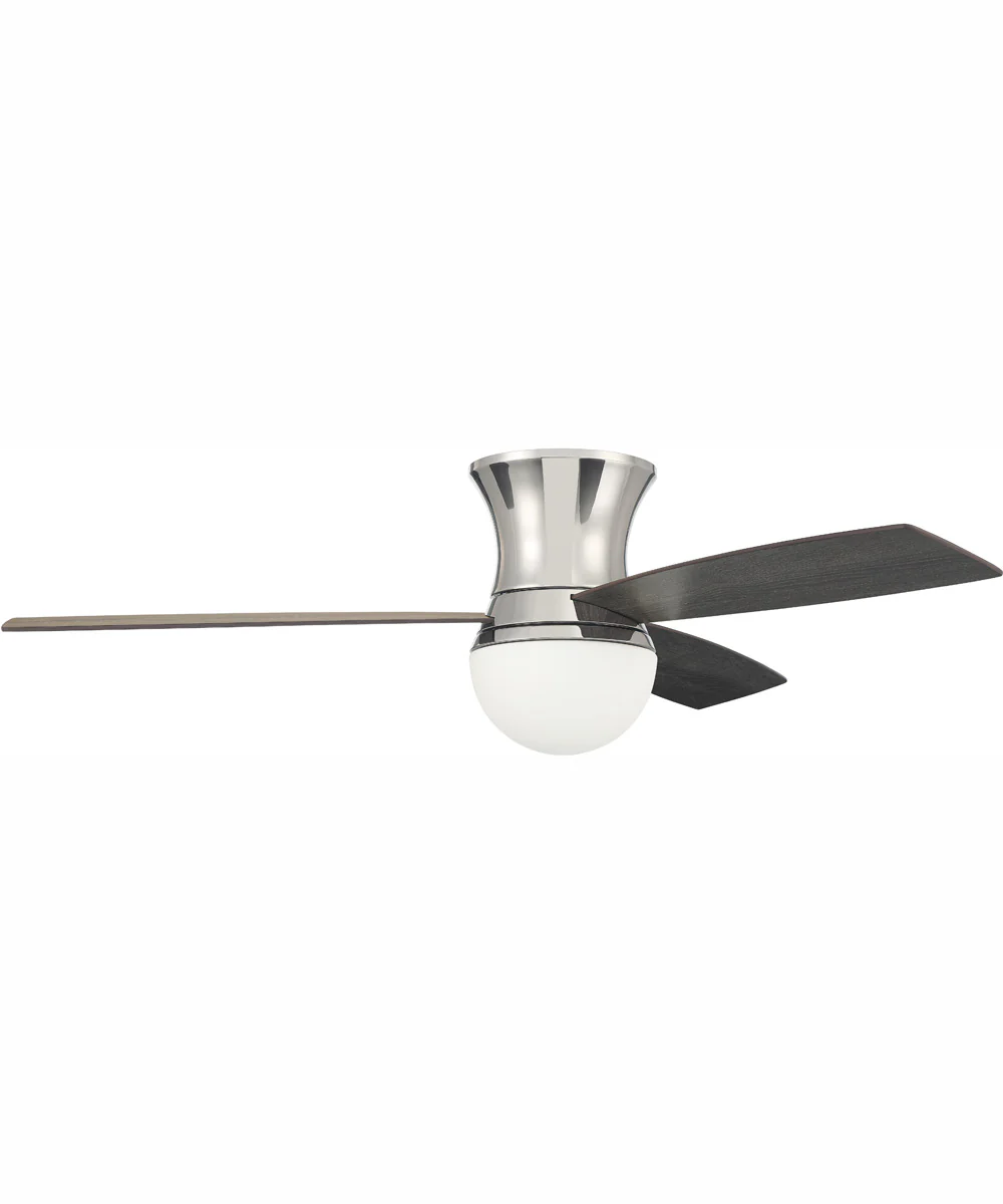 52" Daybreak 1-Light Ceiling Fan Polished Nickel - Image 3