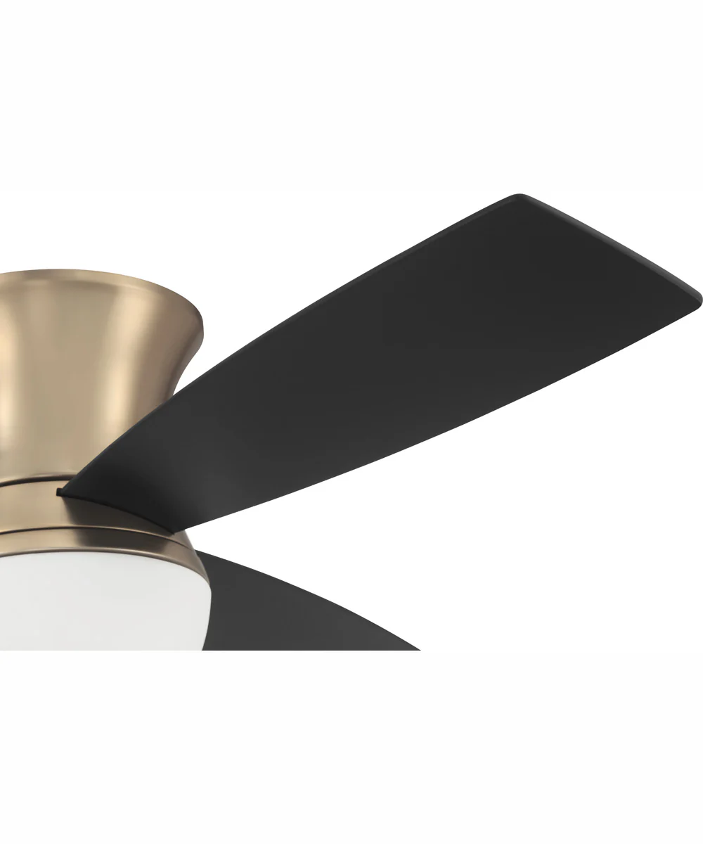 52" Daybreak 1-Light Ceiling Fan Satin Brass - Image 6