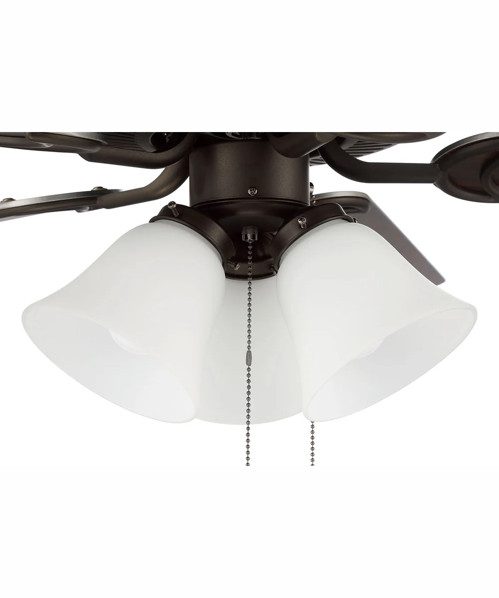 52" Decorator's Choice 3-Light Ceiling Fan Espresso - Image 8