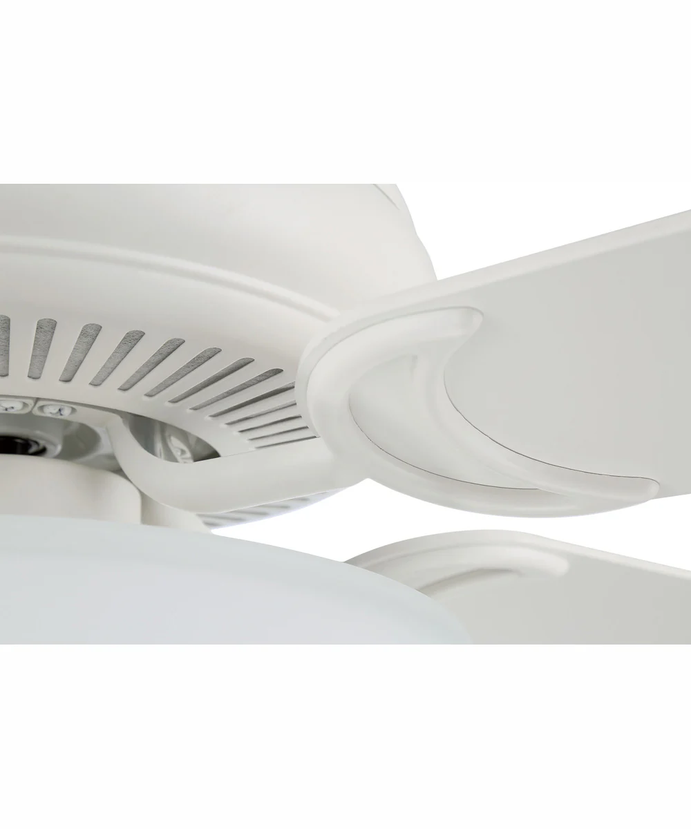 52" Decorator's Choice 3-Light Ceiling Fan Matte White - Image 5