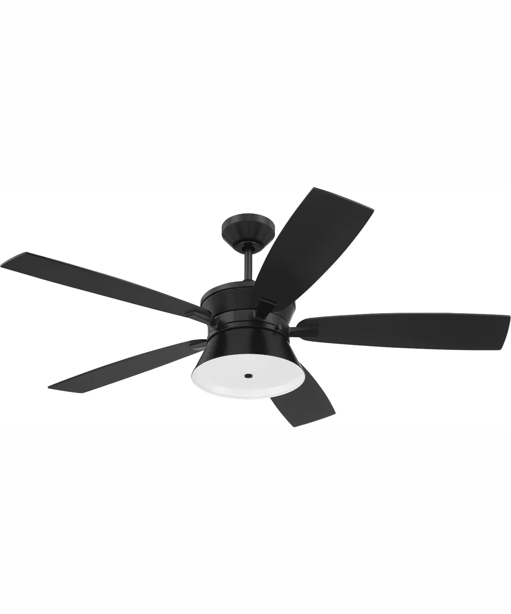 52" Dominick 3-Light Ceiling Fan Flat Black - Image 9