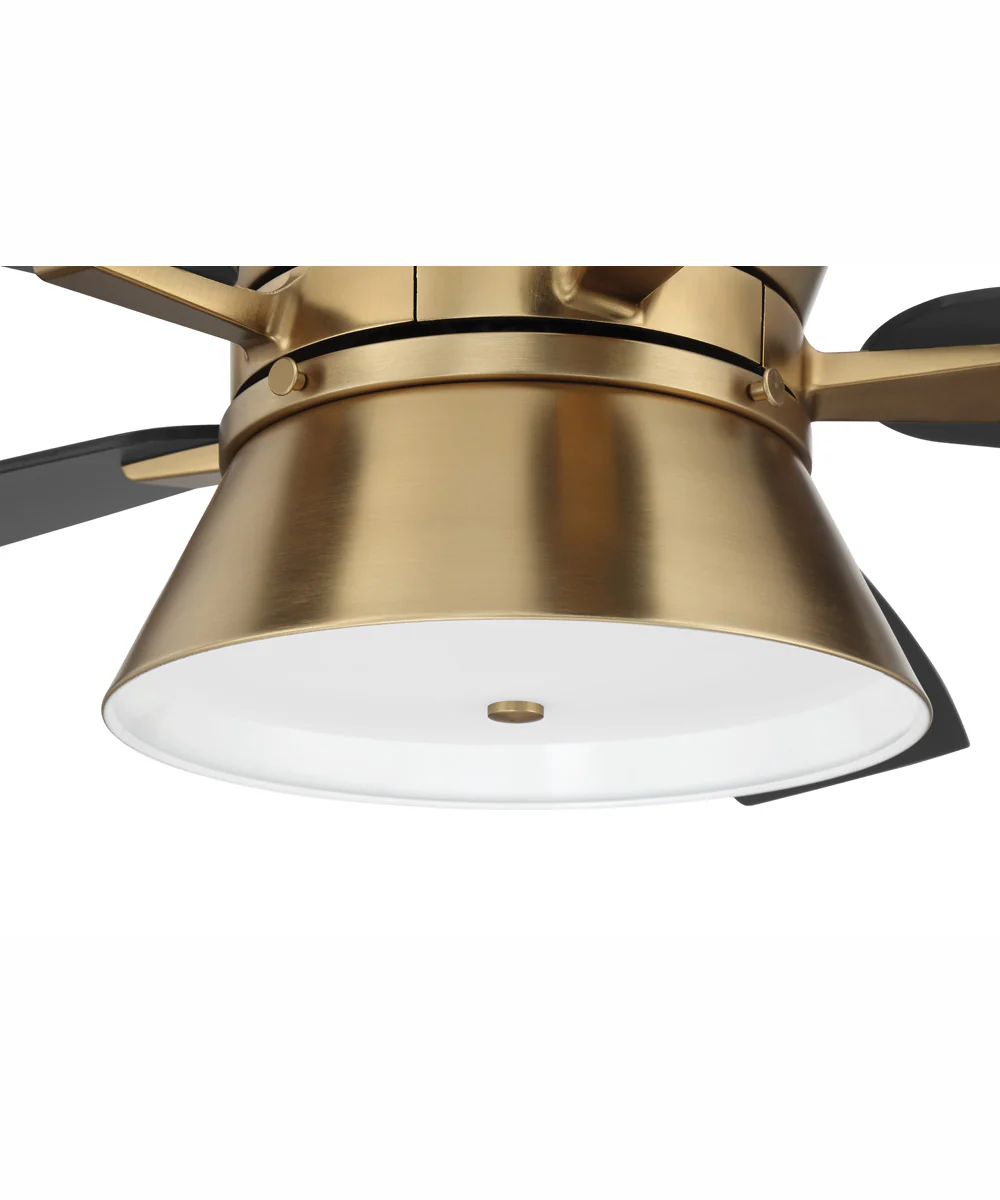 52" Dominick 3-Light Ceiling Fan Satin Brass - Image 8