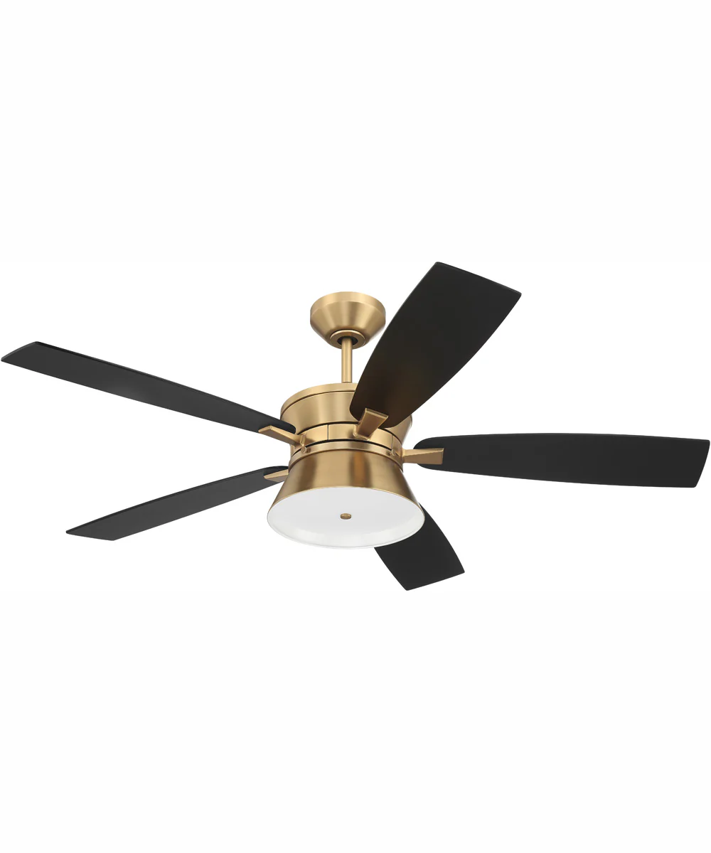 52" Dominick 3-Light Ceiling Fan Satin Brass - Image 9