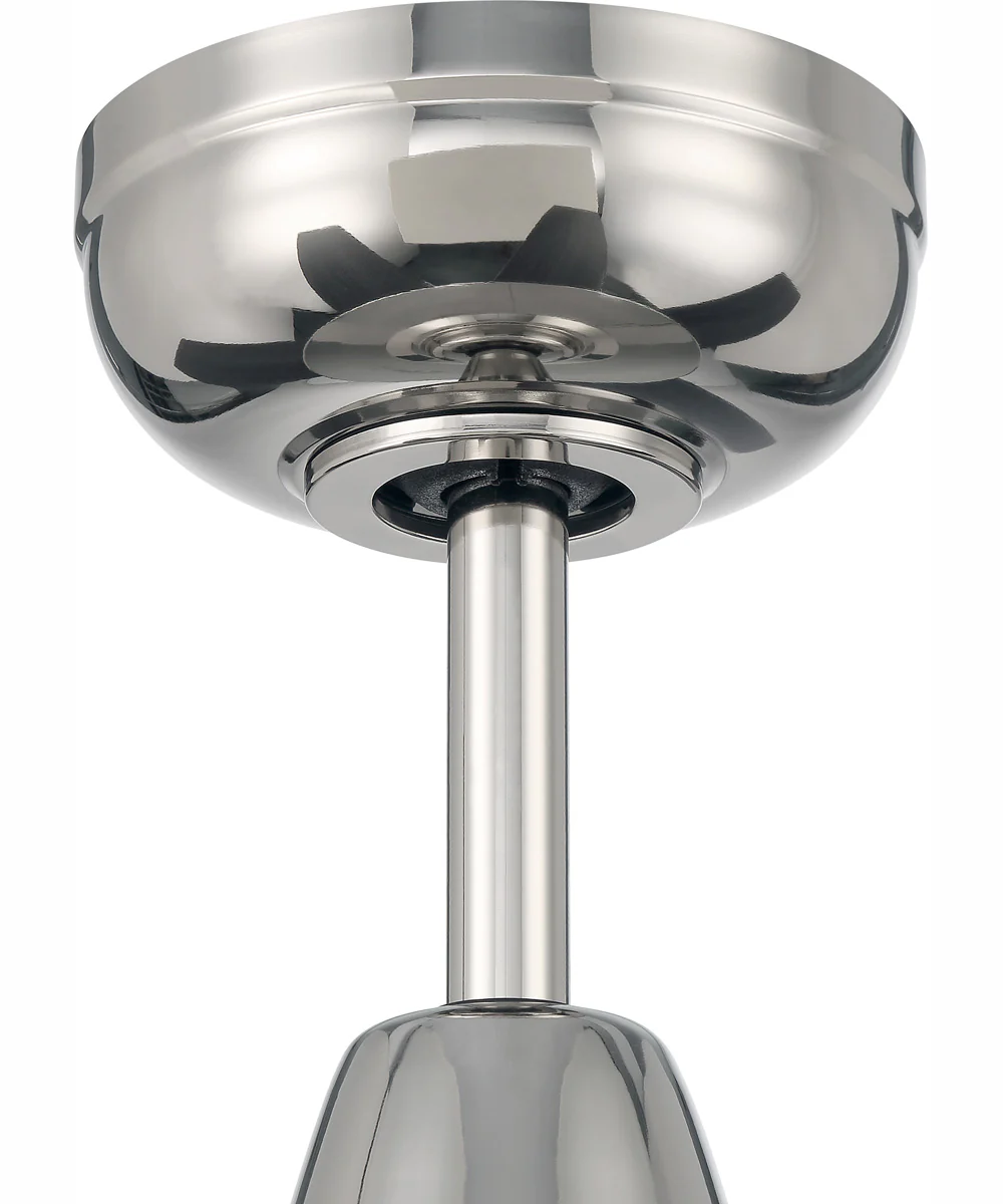 52" Gibson 3-Light Ceiling Fan Polished Nickel - Image 7