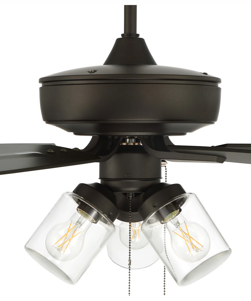 52" Outdoor Pro Plus 104 Clear 3-Light Indoor/Outdoor Ceiling Fan Espresso - Image 3