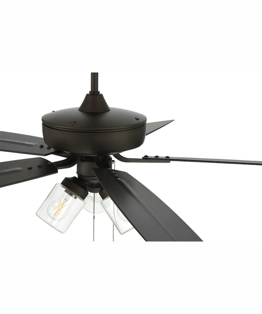 52" Outdoor Pro Plus 104 Clear 3-Light Indoor/Outdoor Ceiling Fan Espresso - Image 4