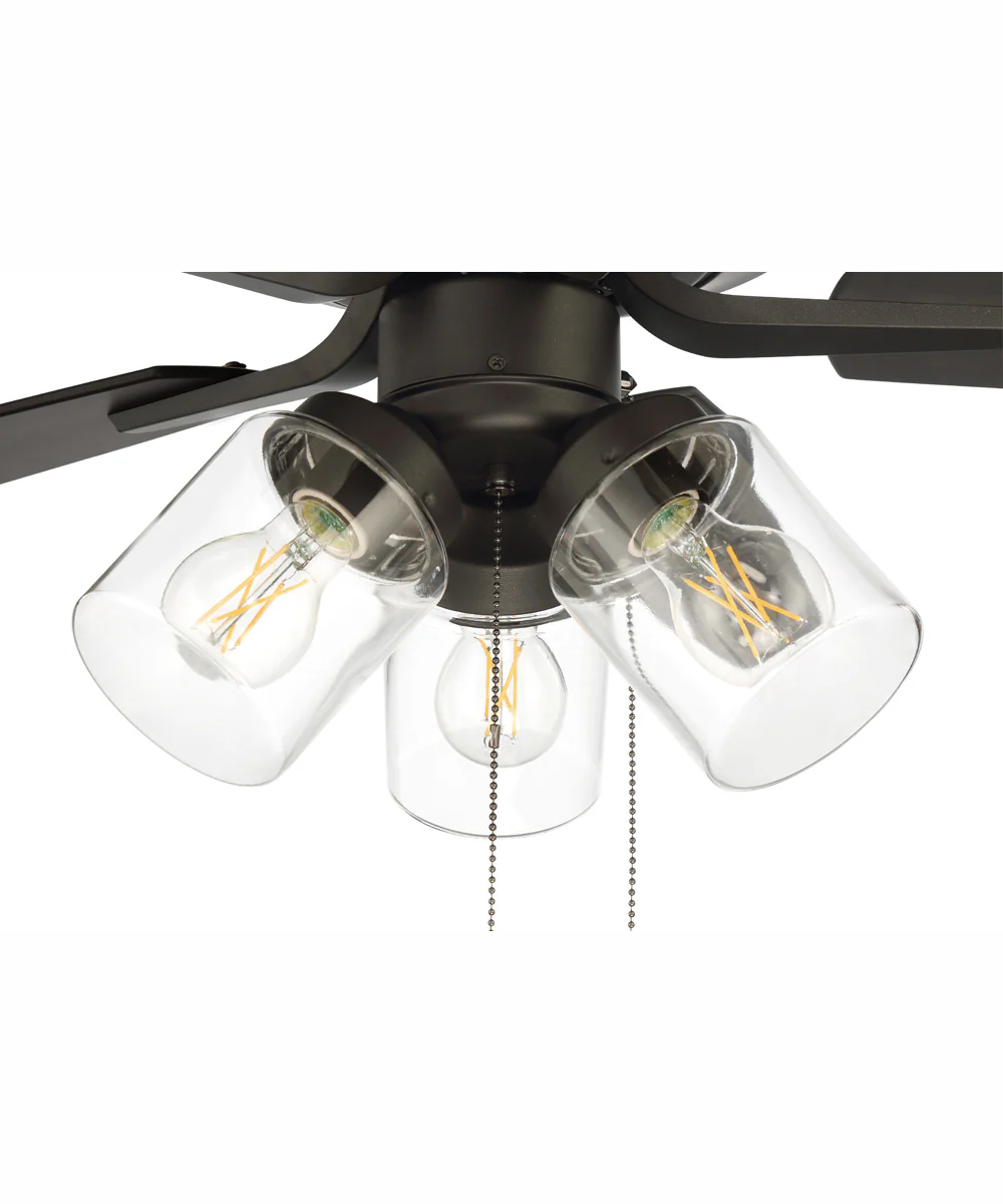 52" Outdoor Pro Plus 104 Clear 3-Light Indoor/Outdoor Ceiling Fan Espresso - Image 5