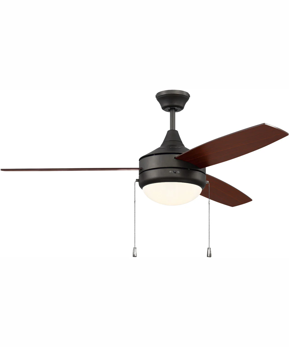 52" Phaze 3 Blade 2-Light Ceiling Fan Espresso - Image 2