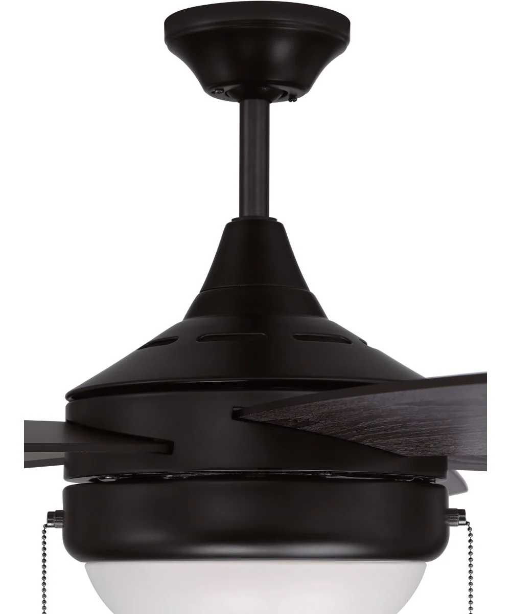 52" Phaze 5 Blade 2-Light Ceiling Fan Flat Black - Image 7