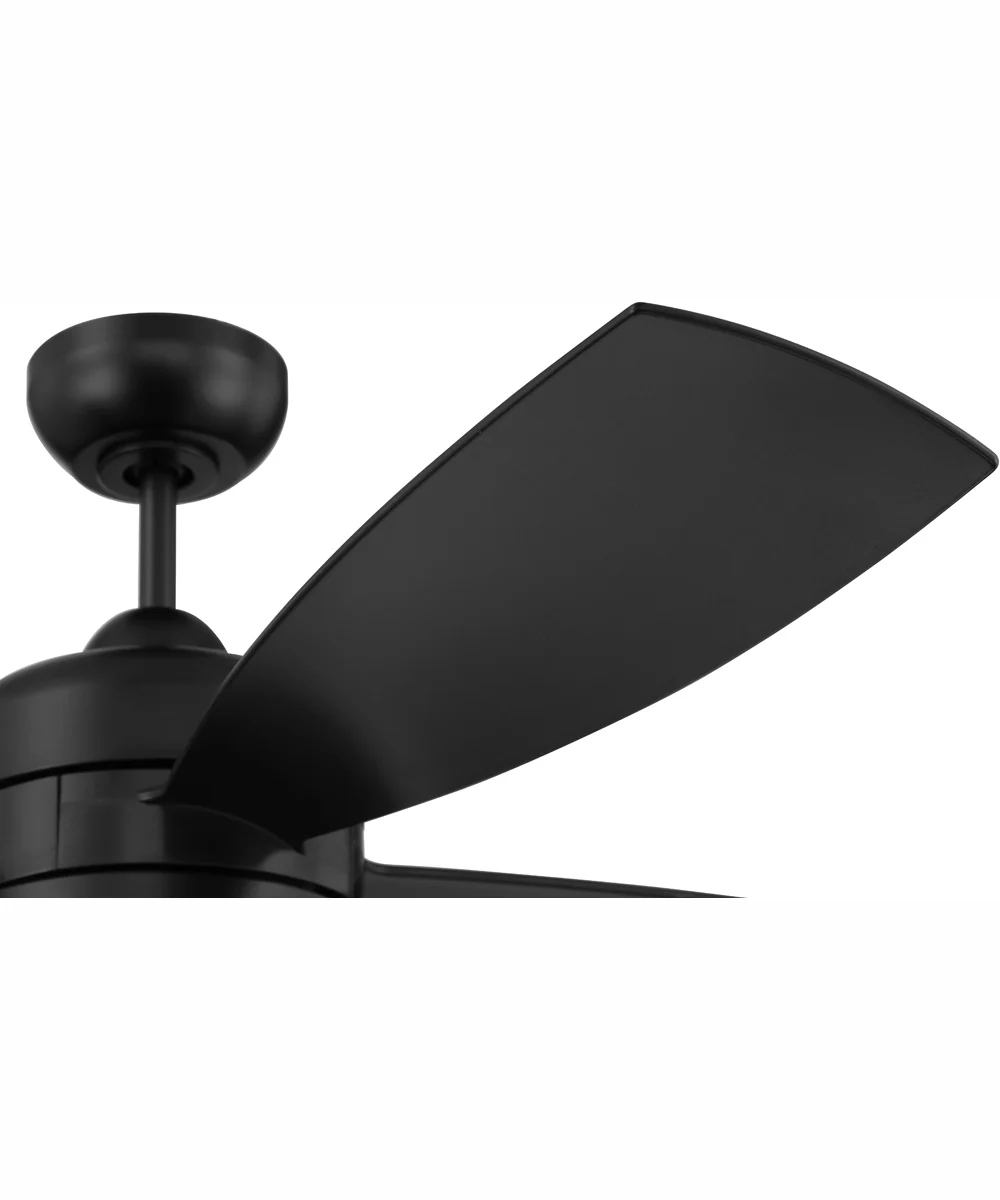 52" Sebastion 2-Light Indoor/Outdoor Ceiling Fan Flat Black - Image 4