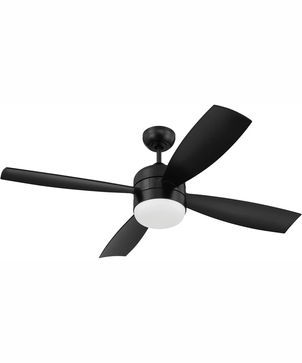 52" Sebastion 2-Light Indoor/Outdoor Ceiling Fan Flat Black - Image 8