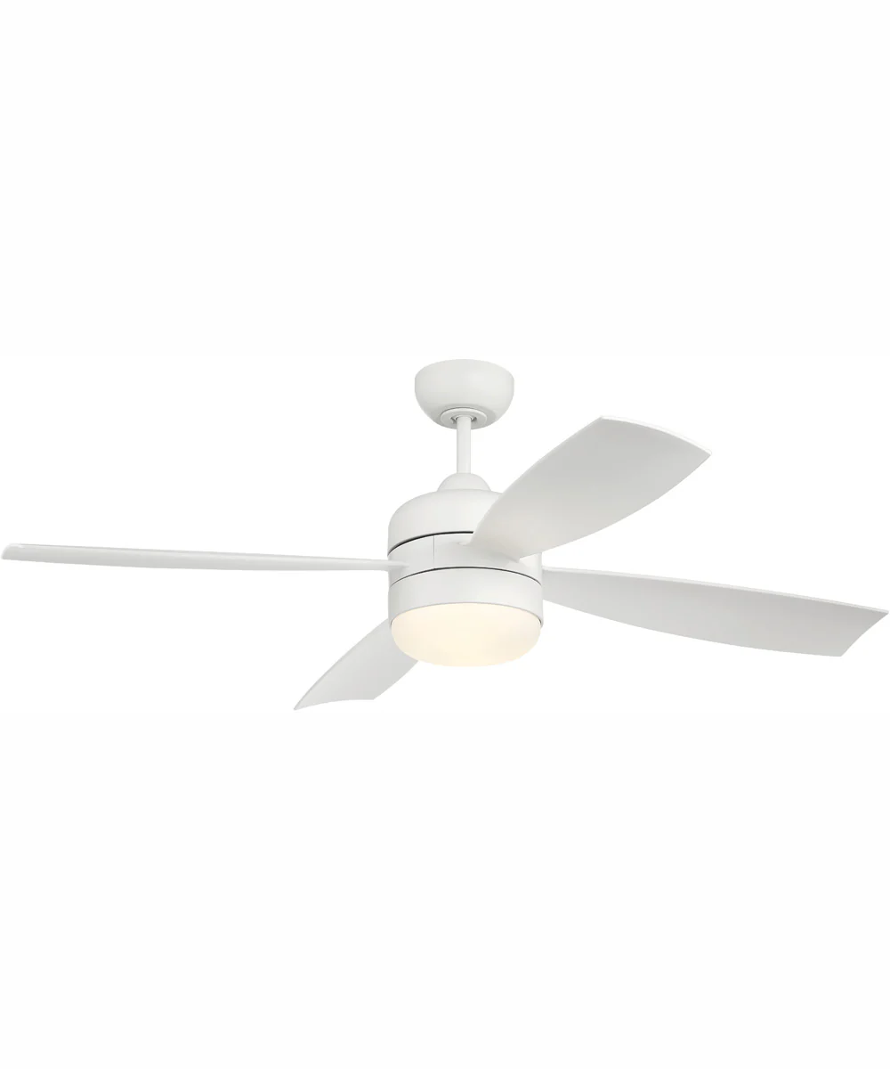 52" Sebastion 2-Light Indoor/Outdoor Ceiling Fan White - Image 2