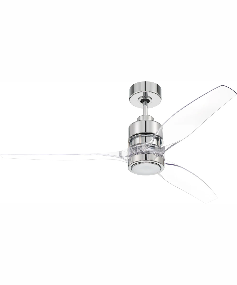 52" Sonnet WIFI 1-Light Ceiling Fan Chrome - Image 4
