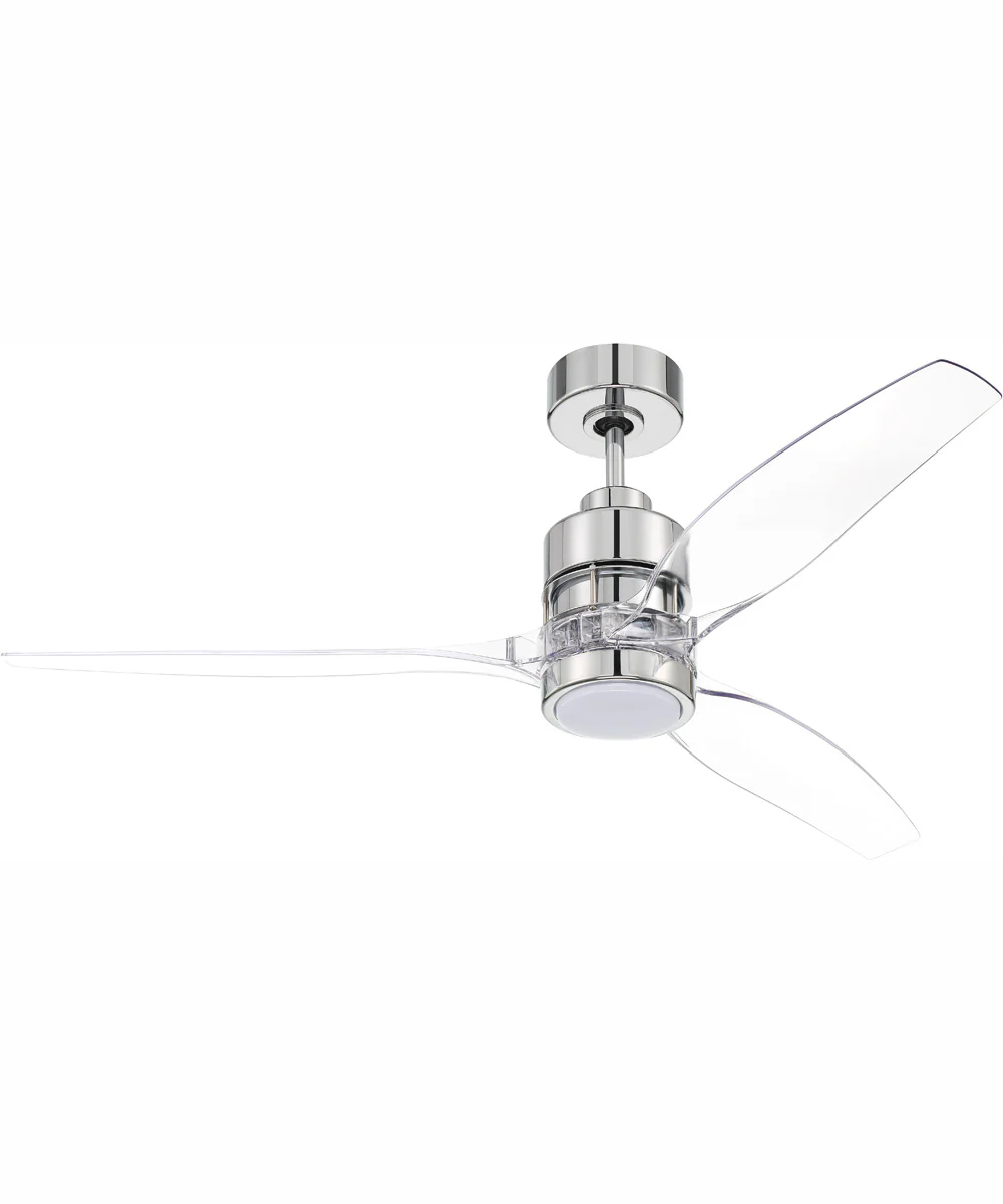 52" Sonnet WIFI 1-Light Ceiling Fan Chrome - Image 5