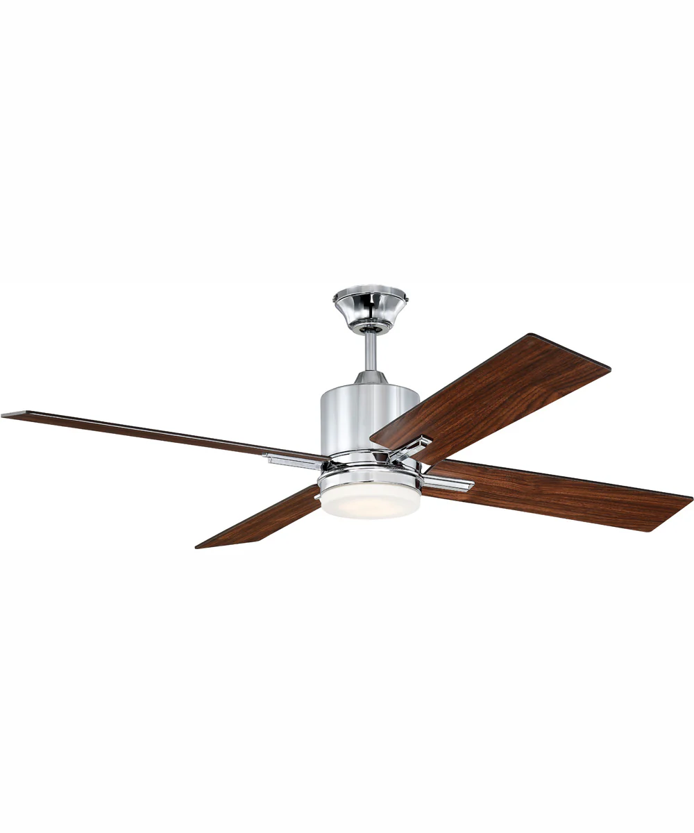 52" Teana 1-Light Ceiling Fan Chrome - Image 3