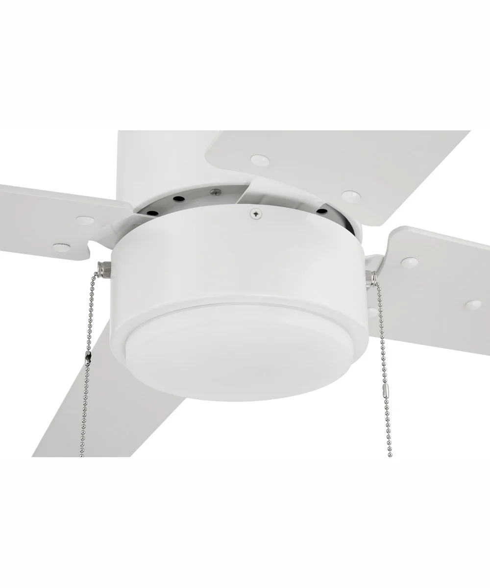 52" Terie 1-Light Ceiling Fan White - Image 8