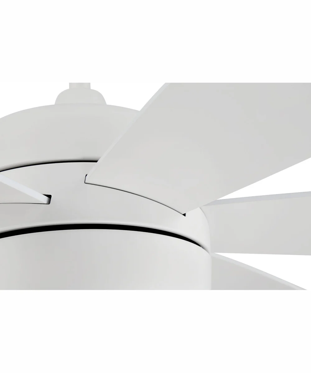 52" Trevor 1-Light Ceiling Fan White - Image 6
