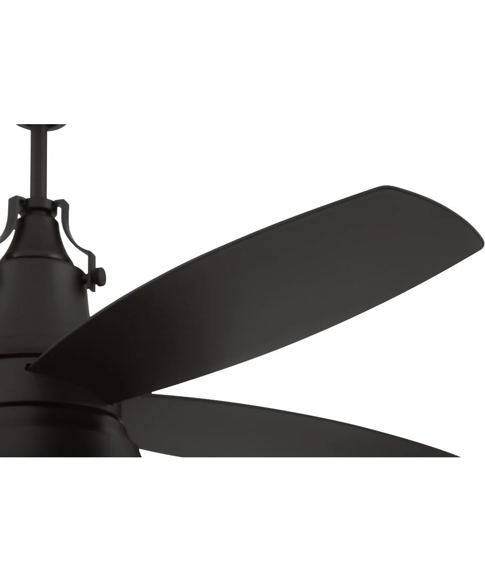52" Union 1-Light Ceiling Fan Flat Black - Image 4