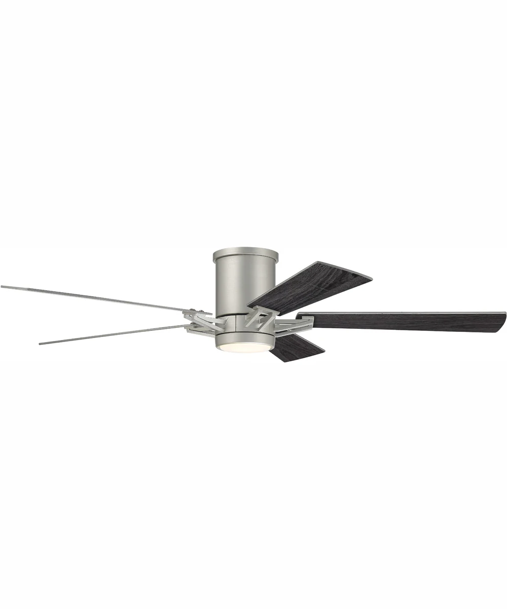 52" Wyatt 1-Light Ceiling Fan Painted Nickel - Image 2