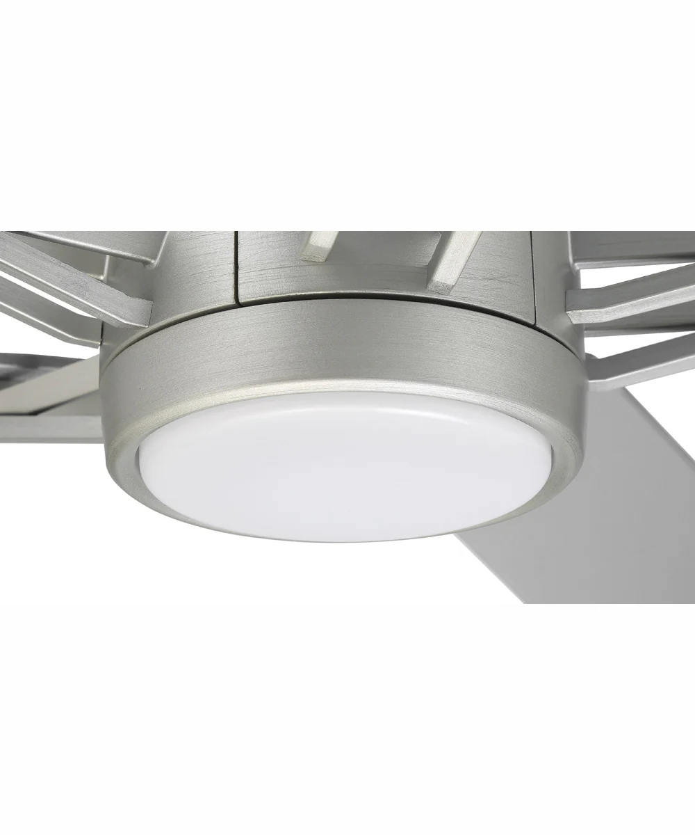 52" Wyatt 1-Light Ceiling Fan Painted Nickel - Image 7