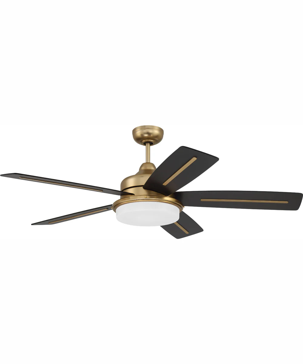 54" Drew 1-Light Fan Satin Brass - Image 3