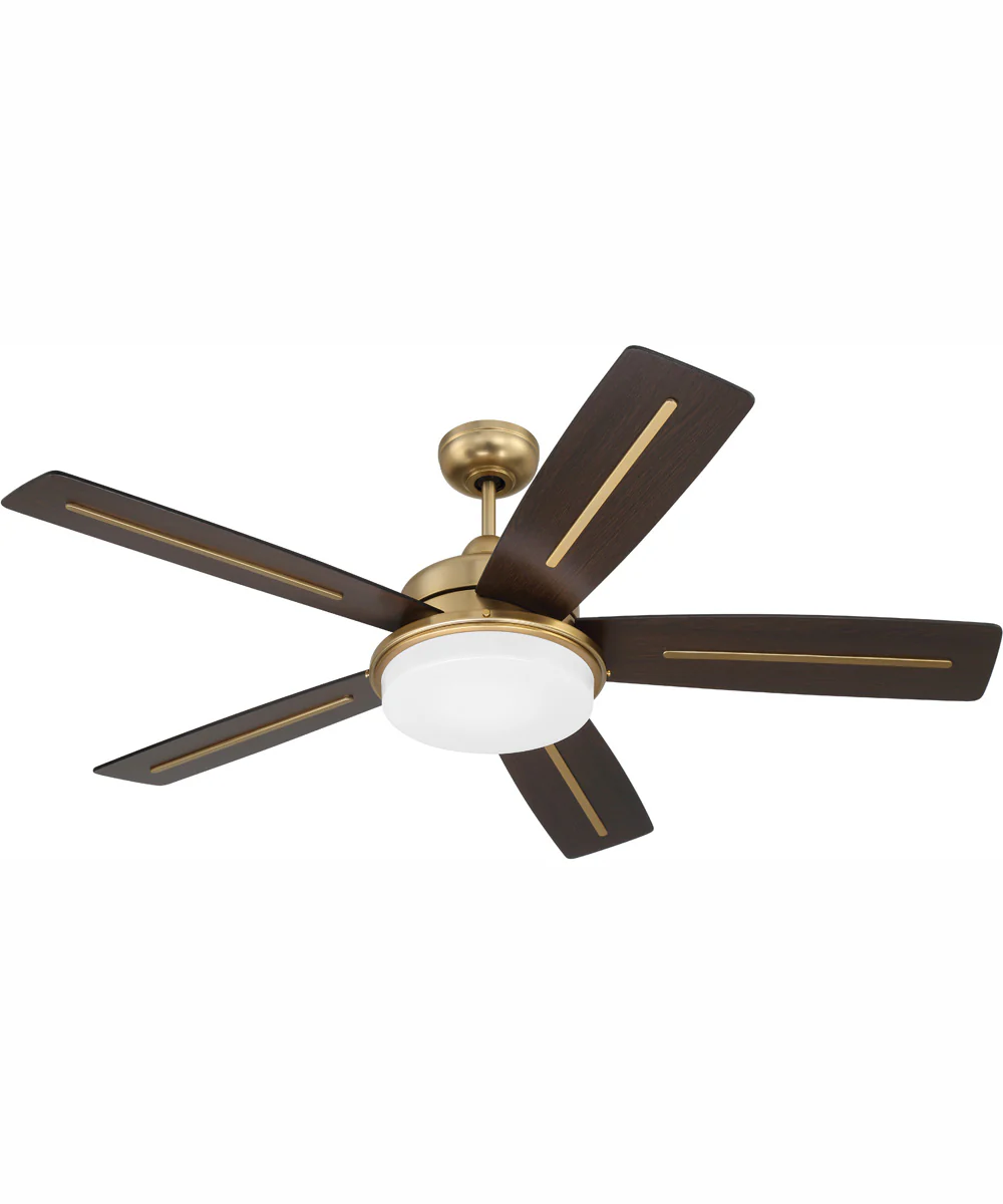 54" Drew 1-Light Fan Satin Brass - Image 9