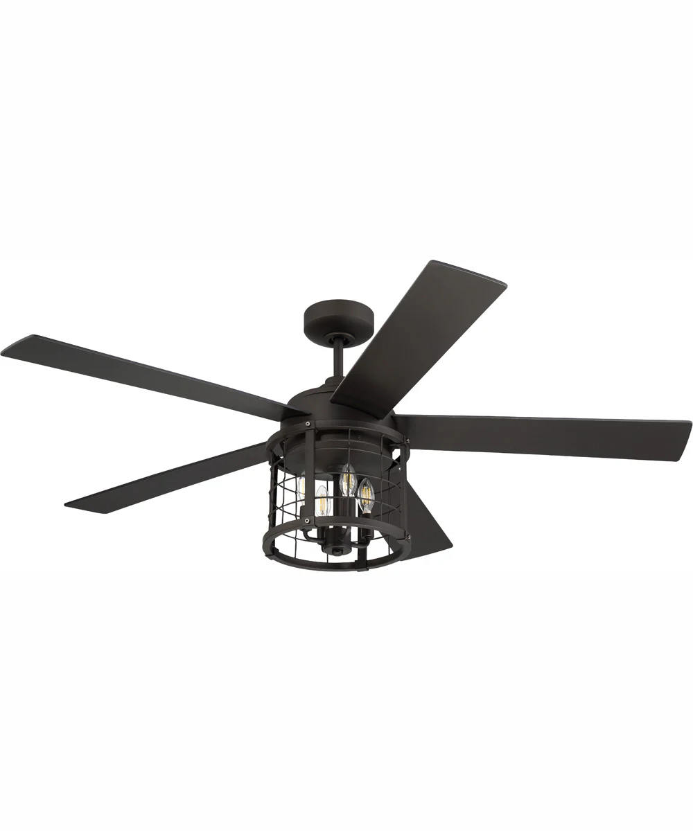 56" Nicolas 4-Light Ceiling Fan Espresso - Image 8