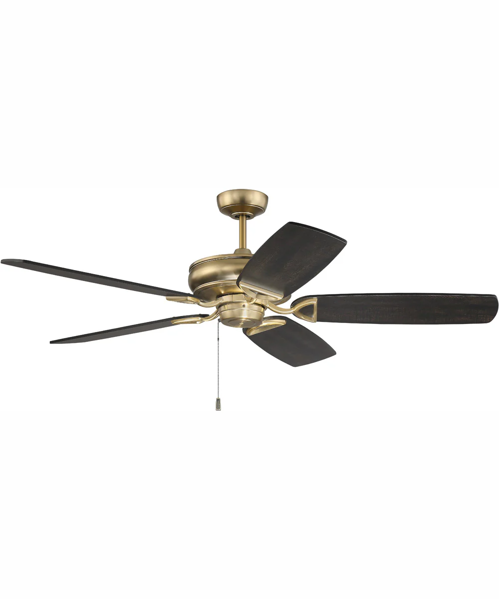 56" Supreme Air Plus Ceiling Fan Satin Brass - Image 2