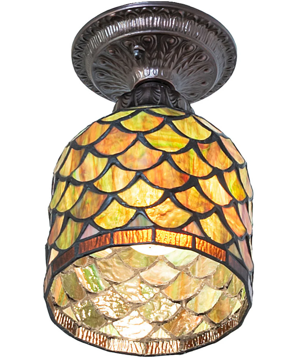 6" Wide Acorn Flushmount - Image 5