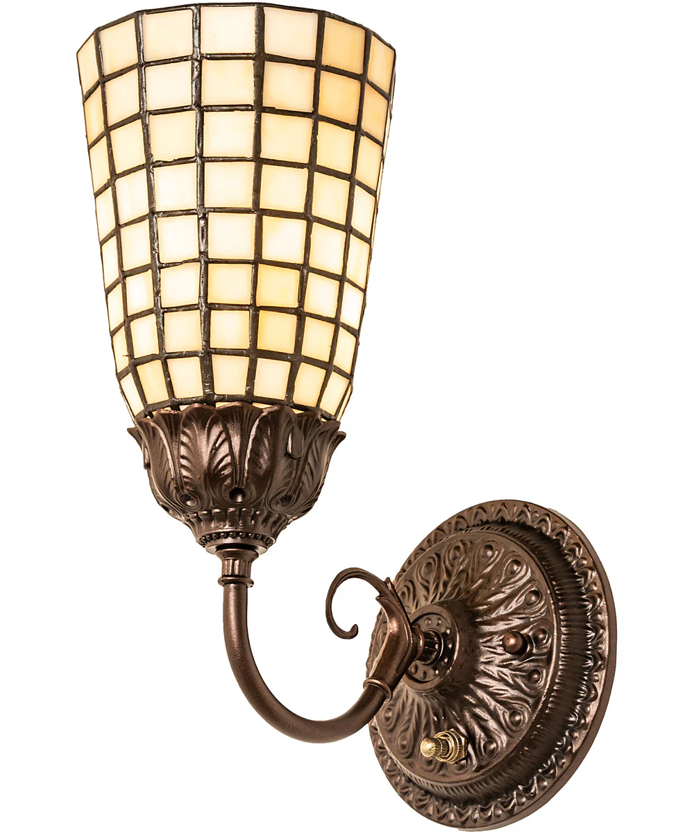 6" Wide Terra Bone Wall Sconce - Image 2
