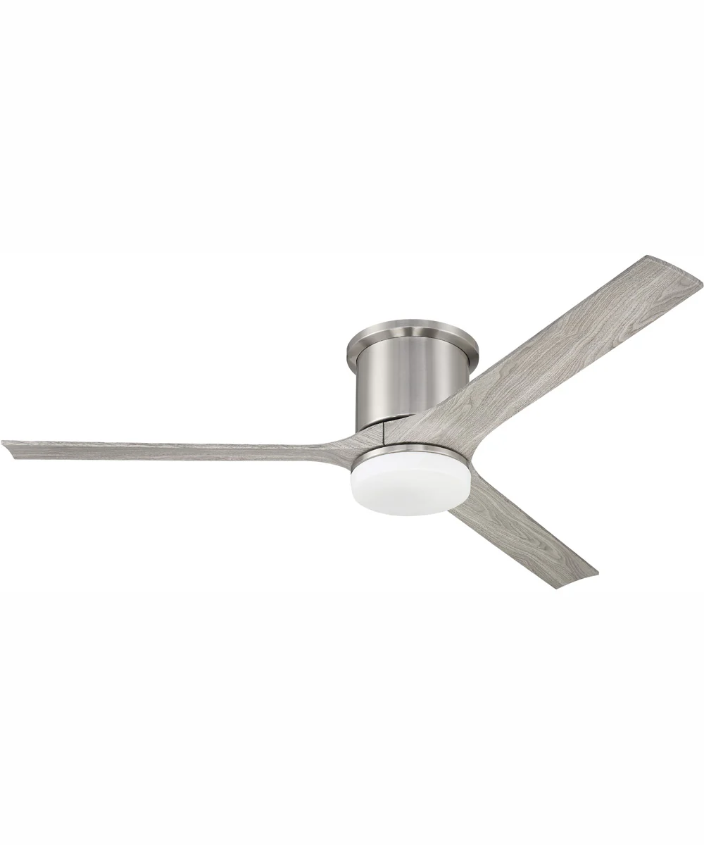 60" Burke 1-Light Ceiling Fan Brushed Polished Nickel - Image 7