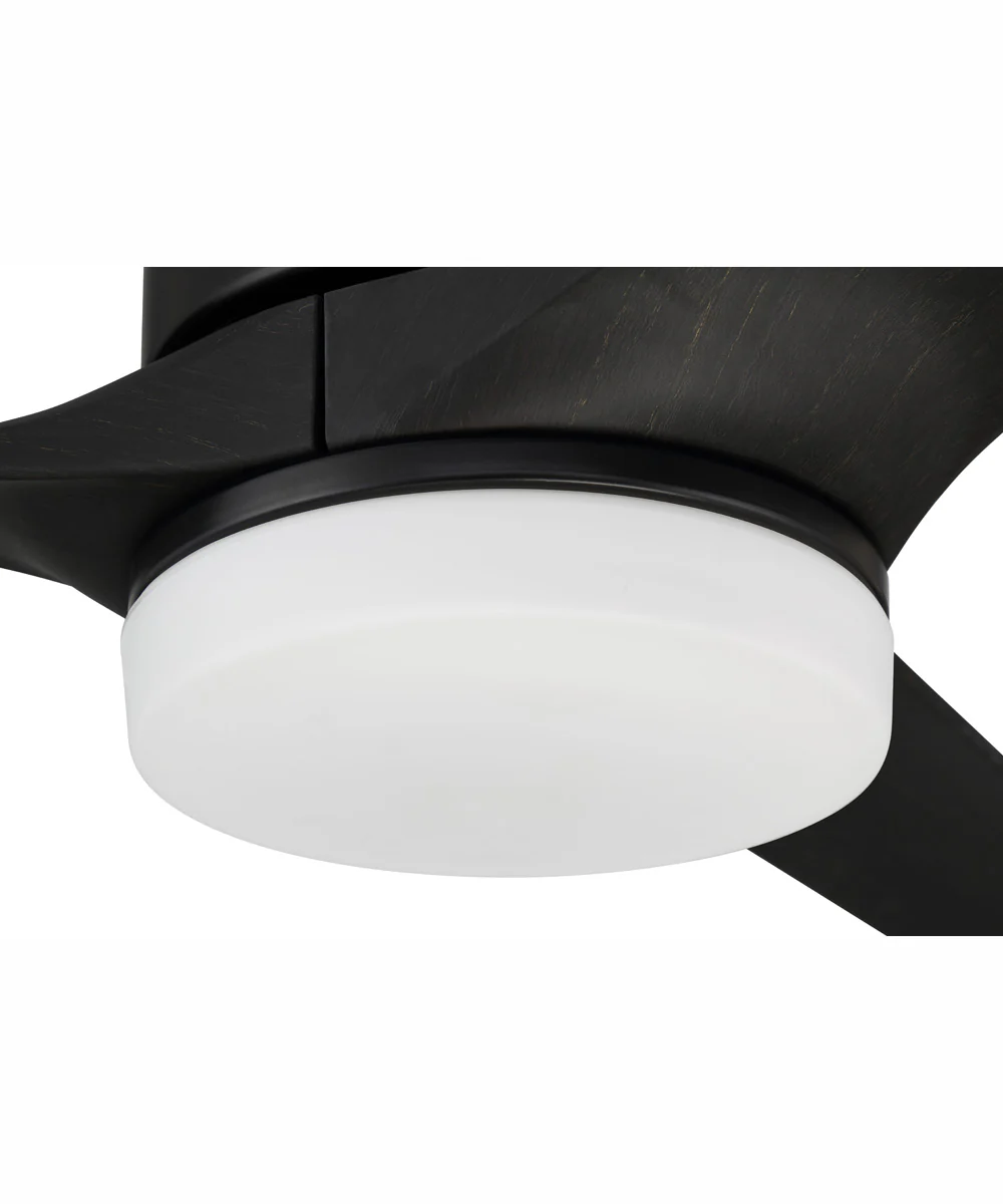 60" Burke 1-Light Ceiling Fan Flat Black - Image 5