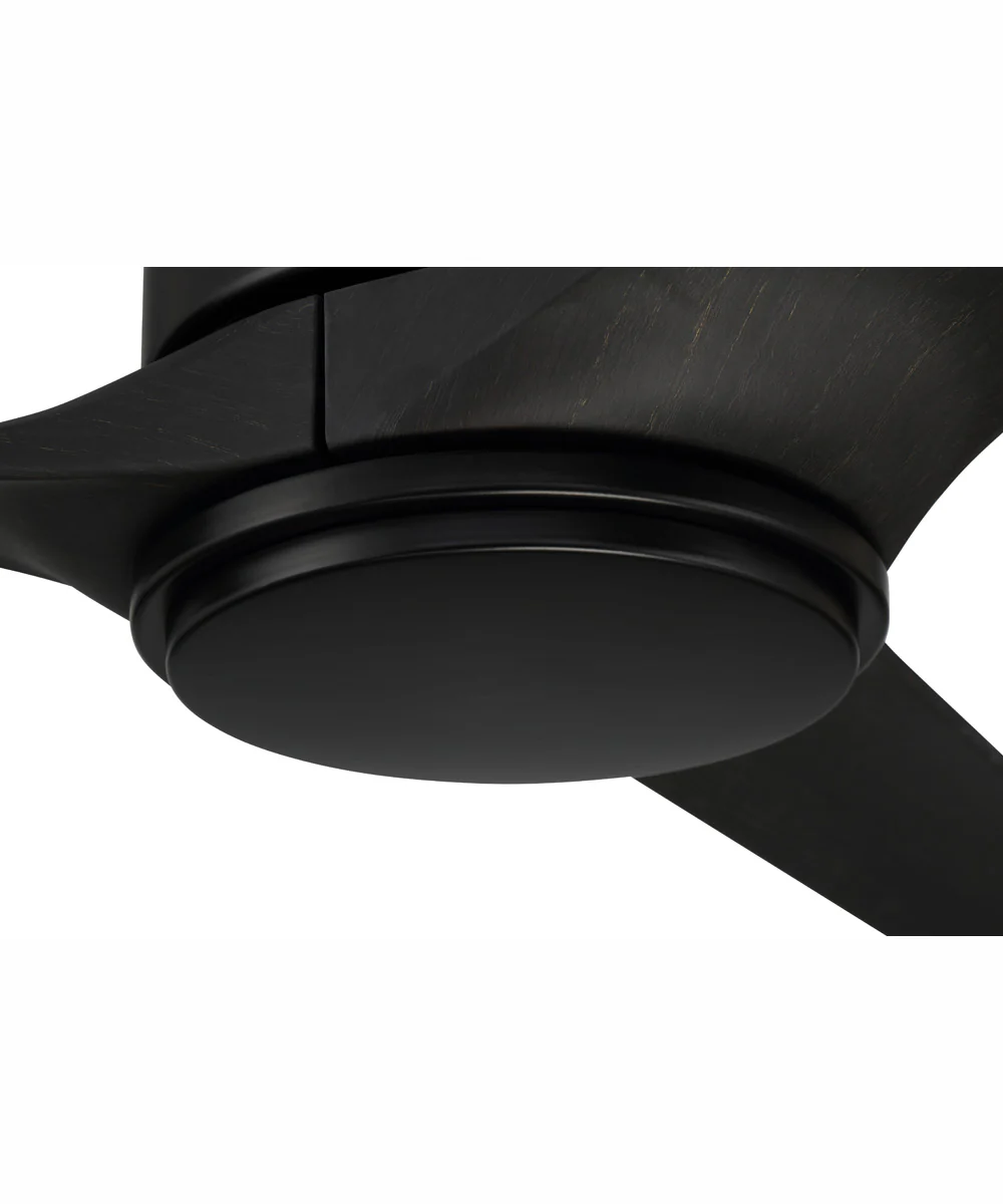 60" Burke 1-Light Ceiling Fan Flat Black - Image 6