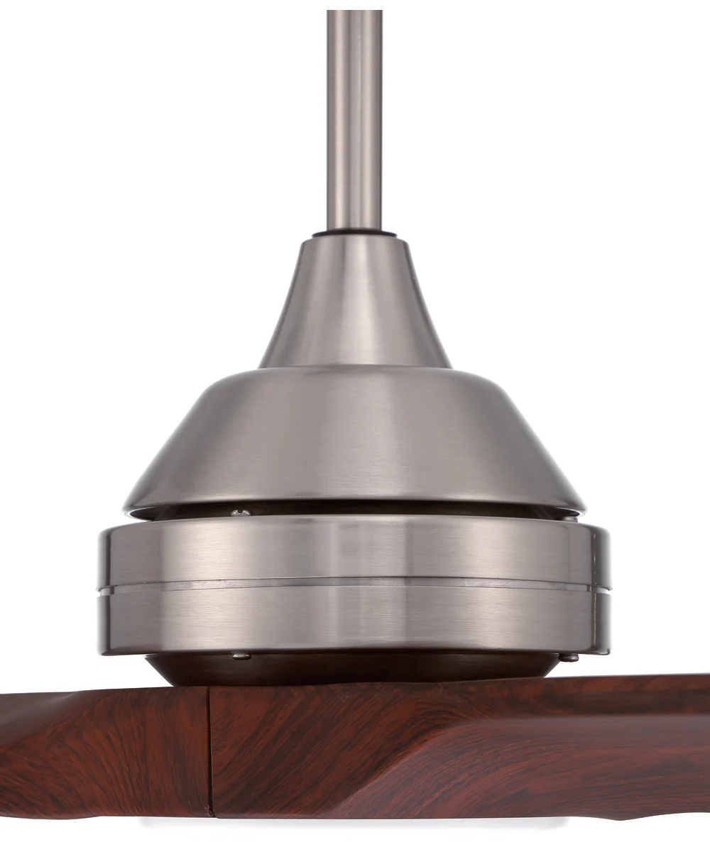 60" Limerick 1-Light Indoor/Outdoor Ceiling Fan Brushed Polished Nickel - Image 3