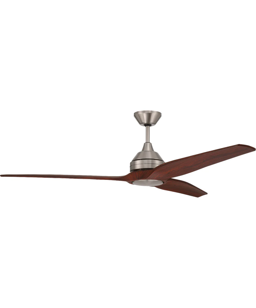 60" Limerick 1-Light Indoor/Outdoor Ceiling Fan Brushed Polished Nickel - Image 7