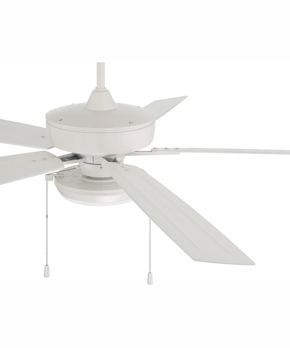 60" Outdoor Super Pro 119 1-Light Indoor/Outdoor Ceiling Fan White - Image 4
