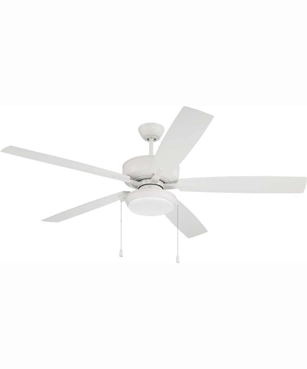 60" Outdoor Super Pro 119 1-Light Indoor/Outdoor Ceiling Fan White - Image 6